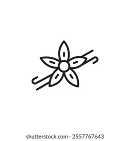 Vanilla icon Outline vector for web ui