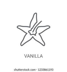 Vanilla icon. Trendy Vanilla logo concept on white background from Nature collection. Suitable for use on web apps, mobile apps and print media.