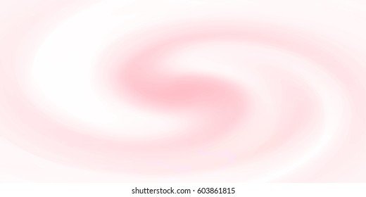 Vanilla Pink Cream swirl abstract background or texture. 
Sweet nice yogurt.
Vector illustration
