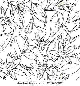 Vanilla Seamless Pattern