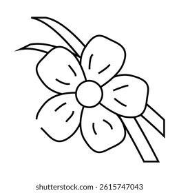 vanilla sticks line icon vector. vanilla sticks sign. isolated contour symbol black illustration