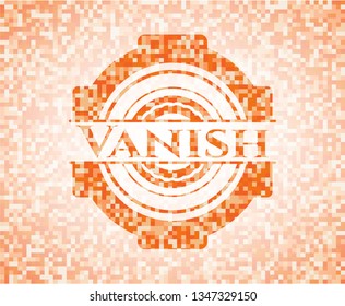 Vanish orange mosaic emblem