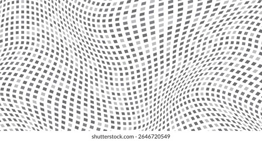 Verschwindender Polka-Punkt-Hintergrund. Moderne Abstrakte mit wiederholtem Punkt
