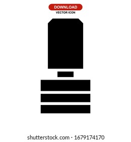 vanity table icon or logo isolated sign symbol vector illustration - high quality black style vector icons
