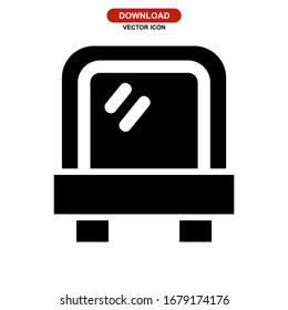 vanity table icon or logo isolated sign symbol vector illustration - high quality black style vector icons
