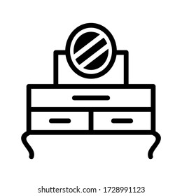 Symbol für die Vankotabelle oder Logo isolierte Symbol-Symbol-Vektor-Illustration - Hochwertige Vektor-Symbole mit schwarzem Stil
