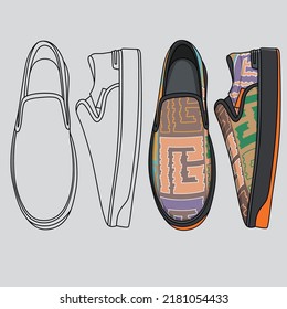 Vans 2025 authentic vector