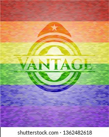 Vantage lgbt colors emblem 