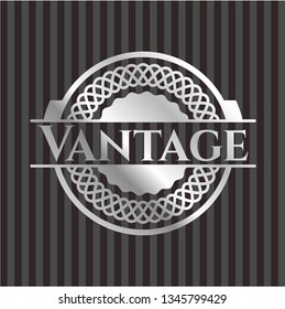 Vantage silvery emblem
