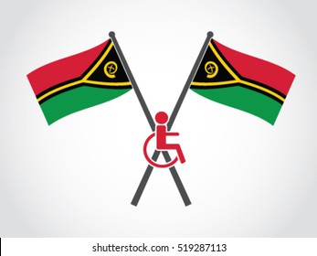 Vanuatu Emblem Disability