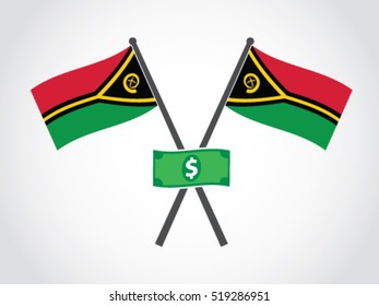 Vanuatu Emblem Dollar Exchange