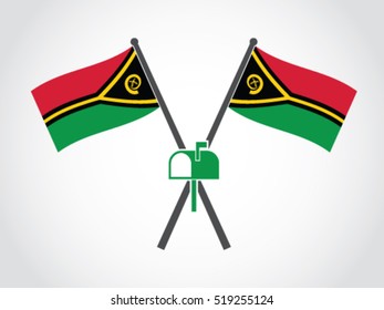 Vanuatu Emblem Mailbox