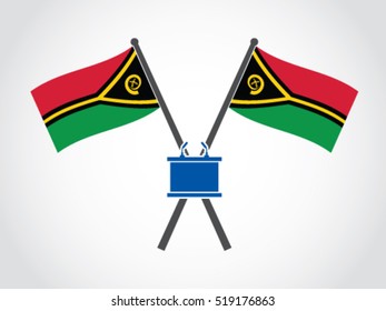 Vanuatu Emblem Podium