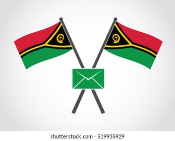 Vanuatu Emblem Secret Mail