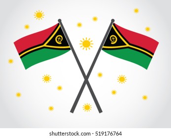 Vanuatu Emblem Weather Tropic