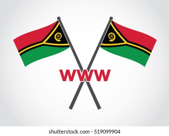 Vanuatu Emblem World Wide Web