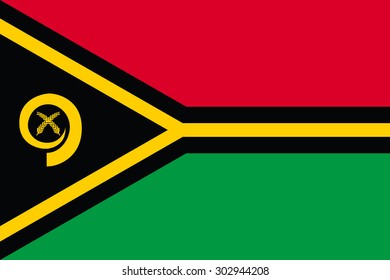 vanuatu flag vector