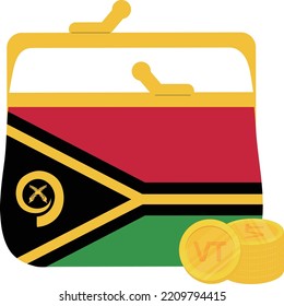 Vanuatu Flag vector hand drawn,Vanuatu Vatu vector hand drawn