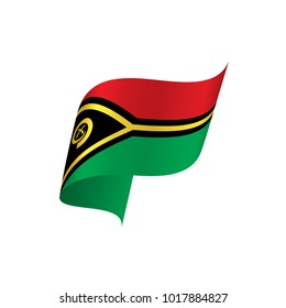 Vanuatu flag, vector illustration