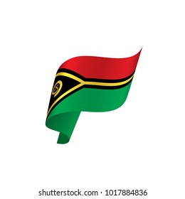 Vanuatu flag, vector illustration