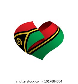 Vanuatu flag, vector illustration
