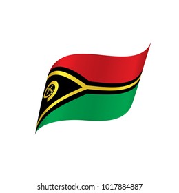 Vanuatu flag, vector illustration