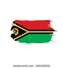 Vanuatu flag, vector illustration