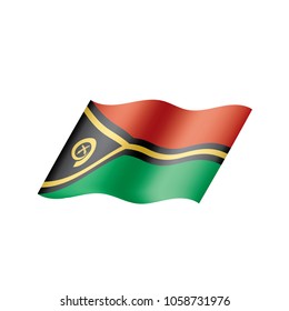 Vanuatu flag, vector illustration