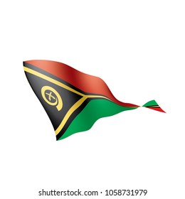 Vanuatu flag, vector illustration