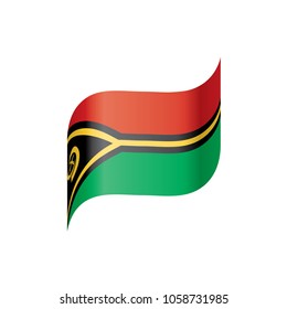 Vanuatu flag, vector illustration
