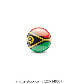 Vanuatu flag, vector illustration on a white background