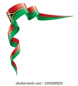 Vanuatu flag, vector illustration on a white background