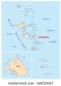 vanuatu map