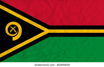 Vanuatu paper flag