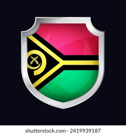 Icono de bandera de Escudo Plateado de Vanuatu