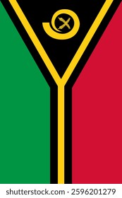 Vanuatu Vertical Flag, Vertical Flag Vanuatu