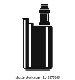 Vape box icon. Simple illustration of vape box vector icon for web design isolated on white background