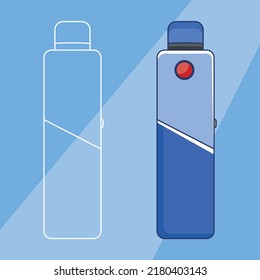 Vape cigarette Vape shop vector element,