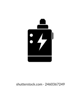 vape concept line icon. Simple element illustration. vape concept outline symbol design.