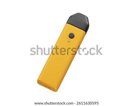 Vape Device icon illustration 3d. Electronic cigarette icon 3d