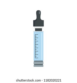 Vape dose icon. Flat illustration of vape dose vector icon for web design