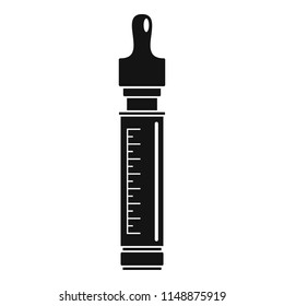 Vape dose icon. Simple illustration of vape dose vector icon for web design isolated on white background