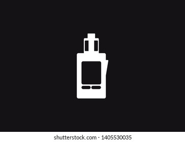 Vape Icon E-Cigarette Symbol Device Quit Smoking Vector Illustration