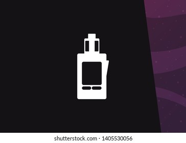 Vape Icon E-Cigarette Symbol Device Quit Smoking Vector Illustration