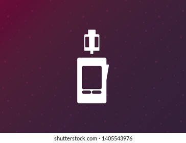 Vape Icon E-Cigarette Symbol Device Quit Smoking Vector Illustration