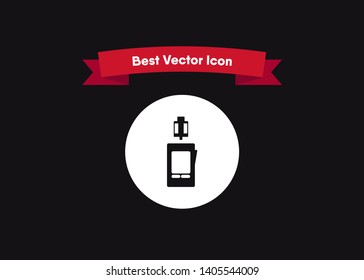 Vape Icon E-Cigarette Symbol Device Quit Smoking Vector Illustration