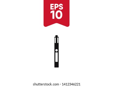 Vape Icon E-Cigarette Symbol Device Quit Smoking Juice Vector Illustration