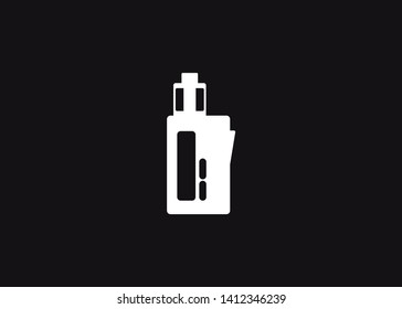 Vape Icon E-Cigarette Symbol Device Quit Smoking Juice Vector Illustration