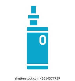 vape icon Simple thin line stroke vector
