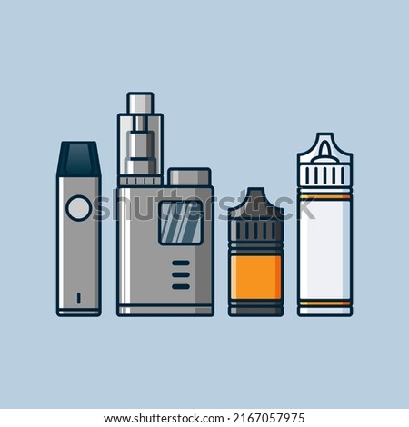 Vape icon vector isolated illustration